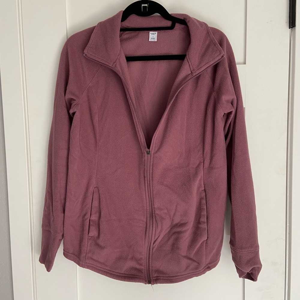 Old Navy Active Maternity Zip Up - Mauve (Small)